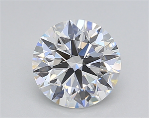 Picture of Lab Created Diamond 1.25 Carats, Round with Ideal Cut, D Color, VVS2 Clarity and Certified by IGI