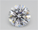 Lab Created Diamond 1.31 Carats, Round with Excellent Cut, D Color, VVS1 Clarity and Certified by GIA