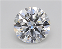 Lab Created Diamond 1.06 Carats, Round with Ideal Cut, E Color, VVS2 Clarity and Certified by IGI