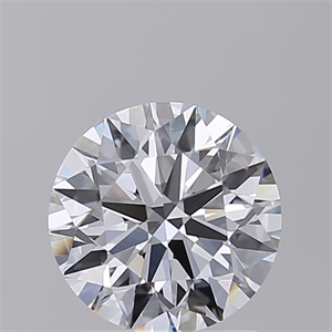 Picture of Lab Created Diamond 1.55 Carats, Round with Ideal Cut, D Color, VVS1 Clarity and Certified by IGI