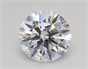 Lab Created Diamond 1.25 Carats, Round with Ideal Cut, D Color, VS1 Clarity and Certified by IGI