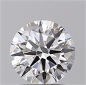 Lab Created Diamond 1.57 Carats, Round with Ideal Cut, D Color, VVS1 Clarity and Certified by IGI