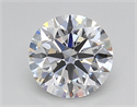 Del inventario de diamantes de laboratorio, 1.30 quilates, Redondo , Color F, claridad VVS2 y certificado IGI