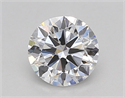 Lab Created Diamond 0.70 Carats, Round with Excellent Cut, D Color, VS2 Clarity and Certified by IGI