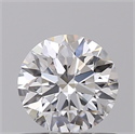 Lab Created Diamond 0.72 Carats, Round with Excellent Cut, D Color, VS1 Clarity and Certified by IGI