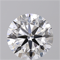 Lab Created Diamond 4.03 Carats, Round with Excellent Cut, E Color, VS1 Clarity and Certified by IGI