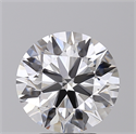 Lab Created Diamond 4.04 Carats, Round with Ideal Cut, E Color, VS1 Clarity and Certified by IGI