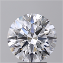 Lab Created Diamond 3.52 Carats, Round with Ideal Cut, E Color, VVS2 Clarity and Certified by IGI