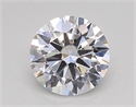 Lab Created Diamond 1.05 Carats, Round with Ideal Cut, D Color, VVS1 Clarity and Certified by IGI