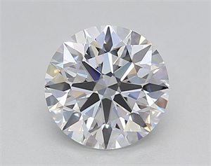 Picture of Lab Created Diamond 1.22 Carats, Round with Ideal Cut, D Color, VVS2 Clarity and Certified by IGI