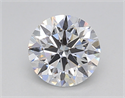 Lab Created Diamond 1.06 Carats, Round with Excellent Cut, D Color, VVS2 Clarity and Certified by IGI