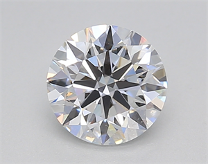 Picture of Lab Created Diamond 1.06 Carats, Round with Excellent Cut, D Color, VVS2 Clarity and Certified by IGI