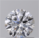 Lab Created Diamond 0.80 Carats, Round with Excellent Cut, E Color, VVS2 Clarity and Certified by GIA