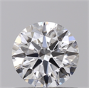 Del inventario de diamantes de laboratorio, 0.74 quilates, Redondo , Color D, claridad VVS2 y certificado GIA
