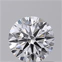 Del inventario de diamantes de laboratorio, 0.72 quilates, Redondo , Color D, claridad VVS2 y certificado GIA