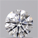 Del inventario de diamantes de laboratorio, 0.71 quilates, Redondo , Color D, claridad VVS1 y certificado GIA