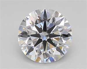 Picture of Lab Created Diamond 2.10 Carats, Round with Excellent Cut, D Color, VS2 Clarity and Certified by GIA