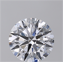 Lab Created Diamond 2.08 Carats, Round with Ideal Cut, D Color, VVS2 Clarity and Certified by IGI