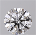 Lab Created Diamond 2.02 Carats, Round with Ideal Cut, D Color, VVS2 Clarity and Certified by IGI