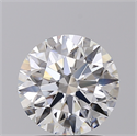 Lab Created Diamond 2.06 Carats, Round with Excellent Cut, E Color, VVS2 Clarity and Certified by IGI