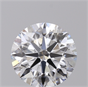 Lab Created Diamond 1.72 Carats, Round with Ideal Cut, D Color, VVS2 Clarity and Certified by IGI