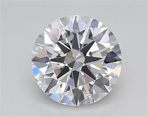 Picture of Lab Created Diamond 1.24 Carats, Round with Excellent Cut, D Color, VVS2 Clarity and Certified by IGI
