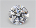 Lab Created Diamond 1.04 Carats, Round with Ideal Cut, D Color, VVS1 Clarity and Certified by IGI