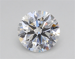 Picture of Lab Created Diamond 1.04 Carats, Round with Ideal Cut, D Color, VVS1 Clarity and Certified by IGI