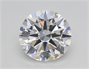 Lab Created Diamond 1.06 Carats, Round with Excellent Cut, E Color, VVS2 Clarity and Certified by IGI