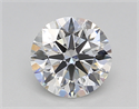Lab Created Diamond 1.09 Carats, Round with Ideal Cut, E Color, VVS2 Clarity and Certified by IGI