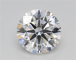 Picture of Lab Created Diamond 1.09 Carats, Round with Ideal Cut, E Color, VVS2 Clarity and Certified by IGI
