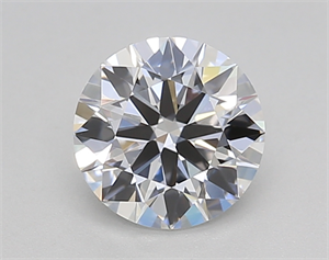 Picture of Lab Created Diamond 1.04 Carats, Round with Ideal Cut, D Color, VVS2 Clarity and Certified by IGI