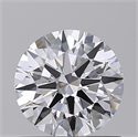 Lab Created Diamond 0.85 Carats, Round with Ideal Cut, D Color, VVS2 Clarity and Certified by IGI