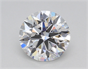 Del inventario de diamantes de laboratorio, 1.07 quilates, Redondo , Color D, claridad VVS2 y certificado IGI