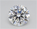 Lab Created Diamond 1.06 Carats, Round with Ideal Cut, D Color, VVS2 Clarity and Certified by IGI