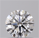 Lab Created Diamond 0.70 Carats, Round with Ideal Cut, D Color, VS1 Clarity and Certified by IGI
