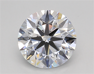 Foto Del inventario de diamantes de laboratorio, 2.01 quilates, Redondo , Color E, claridad VS2 y certificado IGI de