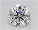 Lab Created Diamond 1.12 Carats, Round with Ideal Cut, D Color, VVS2 Clarity and Certified by IGI
