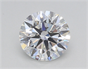 Lab Created Diamond 1.06 Carats, Round with Ideal Cut, D Color, VVS2 Clarity and Certified by IGI