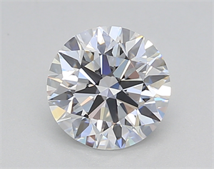 Picture of Lab Created Diamond 1.06 Carats, Round with Ideal Cut, D Color, VVS2 Clarity and Certified by IGI