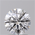 Lab Created Diamond 1.53 Carats, Round with Ideal Cut, D Color, VVS1 Clarity and Certified by IGI