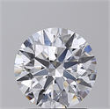 Lab Created Diamond 1.73 Carats, Round with Ideal Cut, D Color, VVS2 Clarity and Certified by IGI