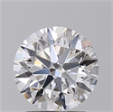Lab Created Diamond 2.04 Carats, Round with Excellent Cut, D Color, VVS2 Clarity and Certified by IGI