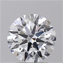 Lab Created Diamond 2.10 Carats, Round with Ideal Cut, G Color, VVS2 Clarity and Certified by IGI