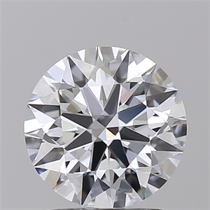 Picture of Lab Created Diamond 2.10 Carats, Round with Ideal Cut, G Color, VVS2 Clarity and Certified by IGI