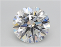Lab Created Diamond 2.00 Carats, Round with Excellent Cut, G Color, VS1 Clarity and Certified by IGI