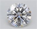 Lab Created Diamond 3.01 Carats, Round with Ideal Cut, F Color, VVS2 Clarity and Certified by IGI