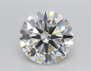 Picture of Lab Created Diamond 2.02 Carats, Round with Ideal Cut, G Color, VVS2 Clarity and Certified by IGI