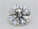 Lab Created Diamond 2.03 Carats, Round with Ideal Cut, G Color, VVS2 Clarity and Certified by IGI