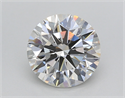 Del inventario de diamantes de laboratorio, 2.05 quilates, Redondo , Color G, claridad VVS2 y certificado IGI
